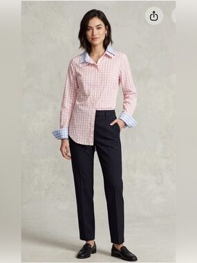 Monse Runway Show Sample Pre-fall 2018 Deconstructed Gingham Shirt Size 2